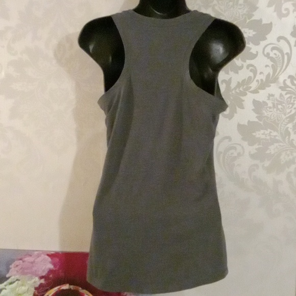 DSG Gray Relaxed Sleeveless Top - Picture 4 of 5